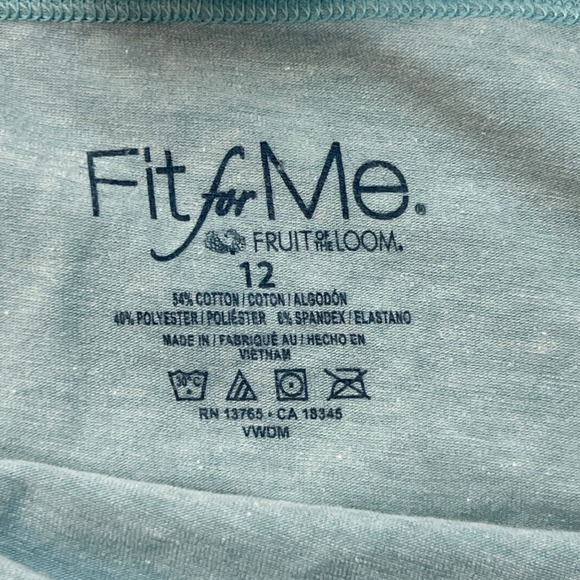 Fruit of the Loom Fit for Me‎ Womens Size 12 Cotton Blend Brief Panties 5 Pack - Picture 3 of 6